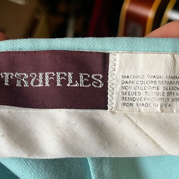 Vintage Light Blue High Waist Trousers - Picture 4 of 4